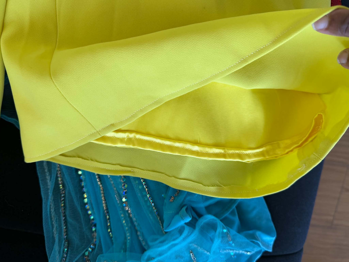 Jovanni Embellished Yellow Jumpsuit26318