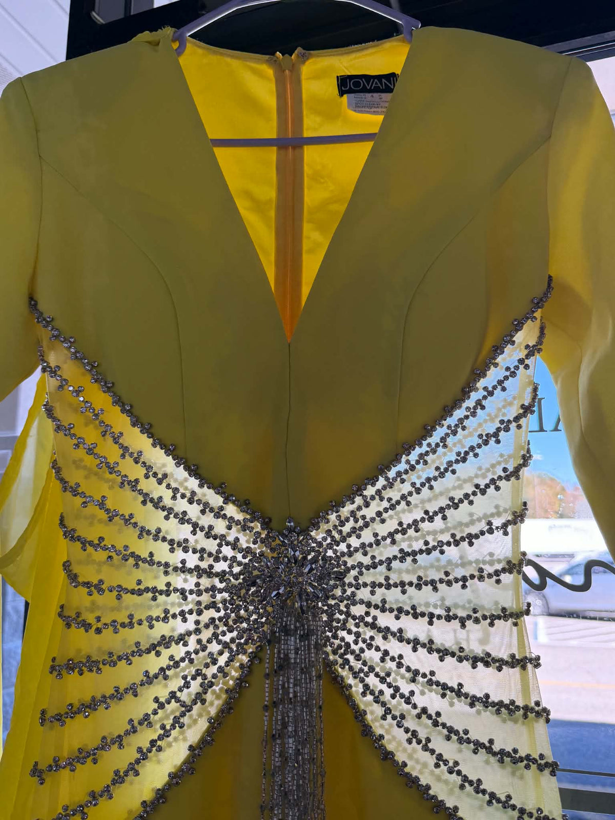 Jovanni Embellished Yellow Jumpsuit26318