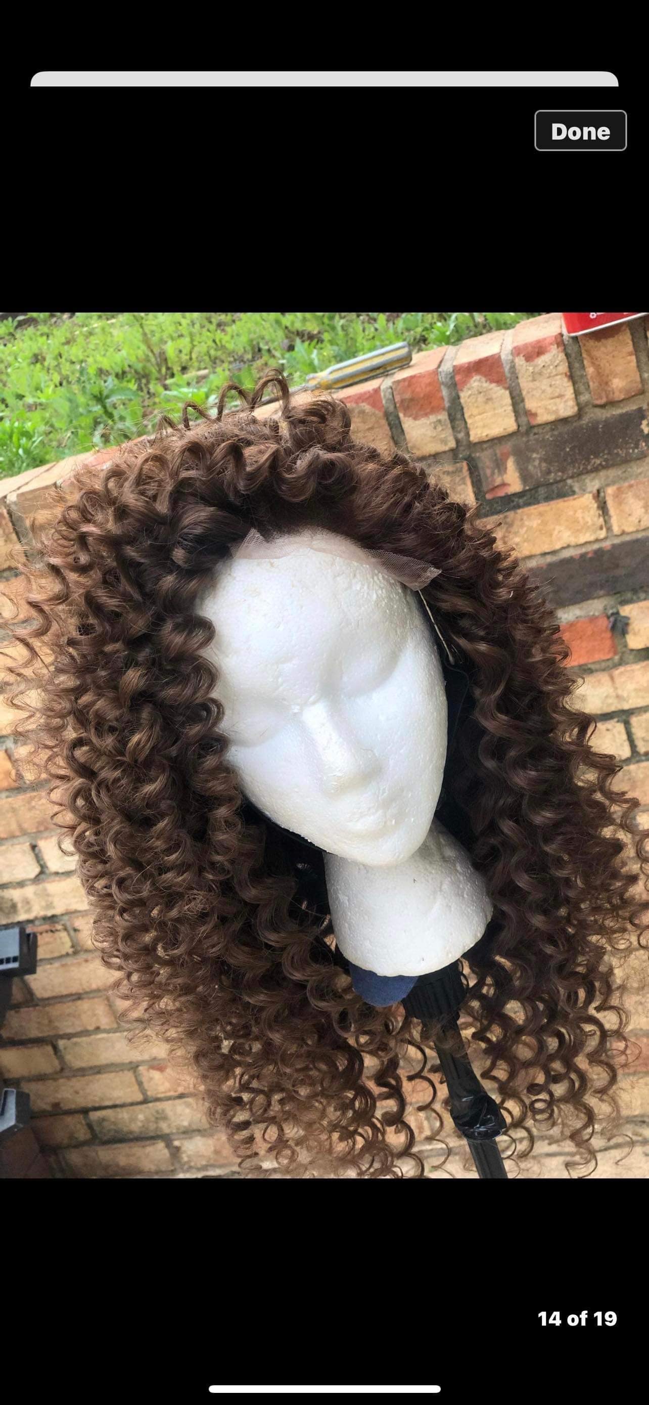 4X4 Lace Closure Full Coverage Wig Curly