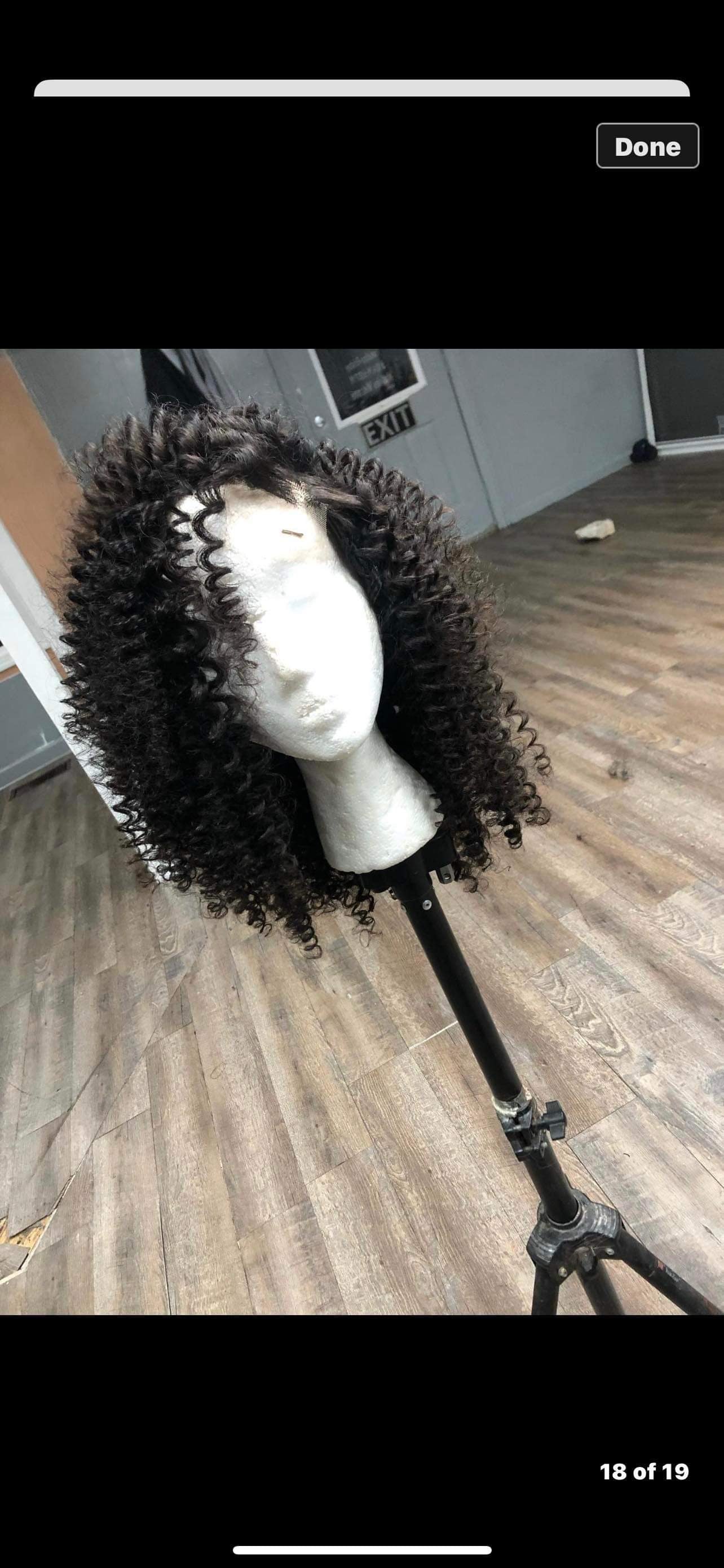 4X4 Lace Closure Full Coverage Wig Curly